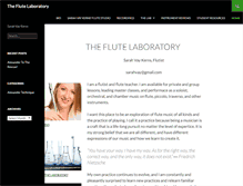 Tablet Screenshot of flutelaboratory.com